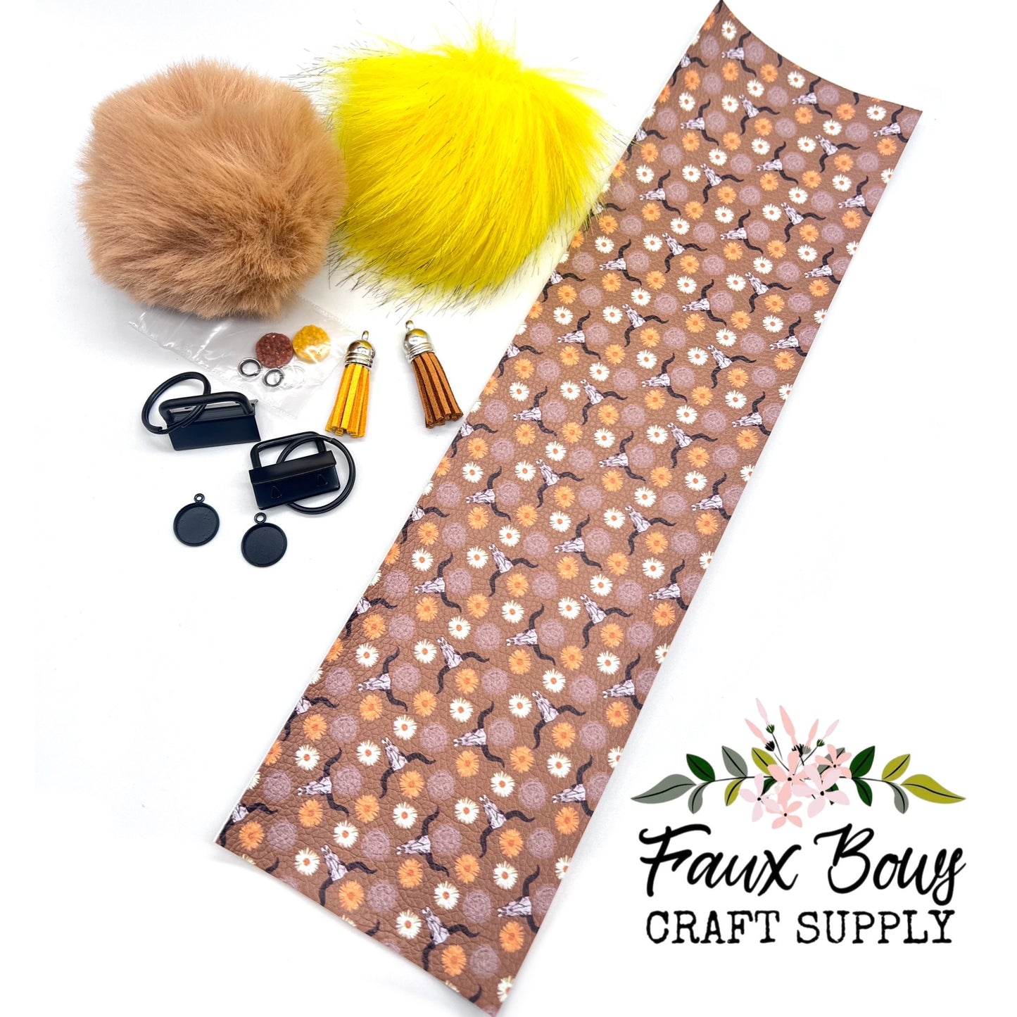 Longhorn Daisies Keychain DIY KIT