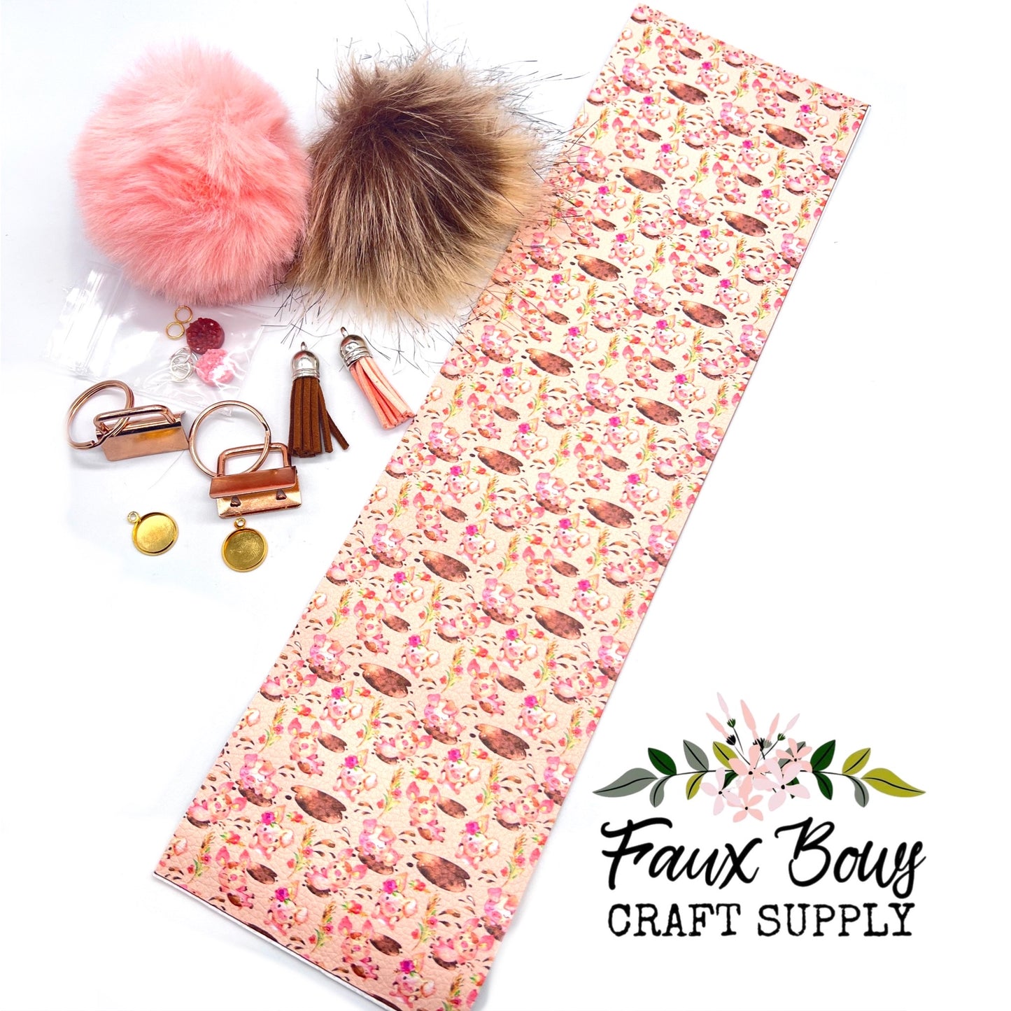 Piggy Puddles Keychain DIY KIT