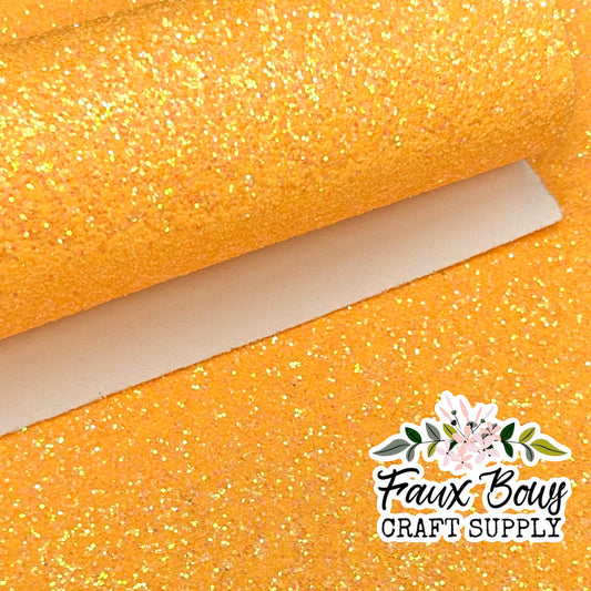 Yellow-Orange Chunky Glitter CANVAS