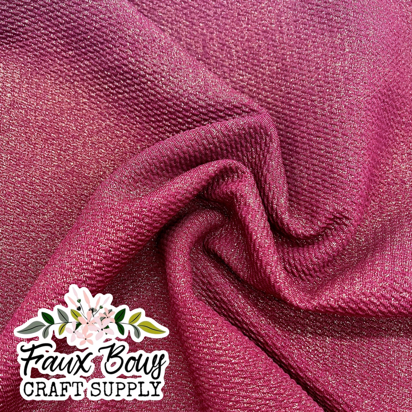 Wine GOLD SHIMMER Bullet Fabric
