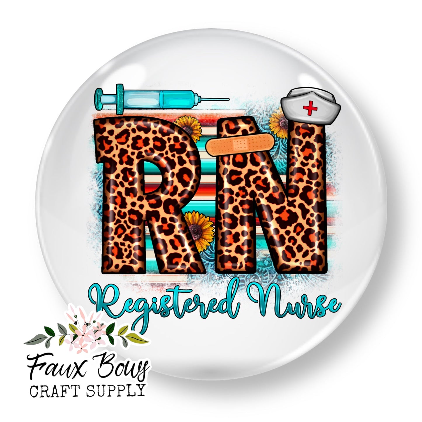 RN Cheetah (Custom)-8/10/12mm Glass Cabochon (Copy)