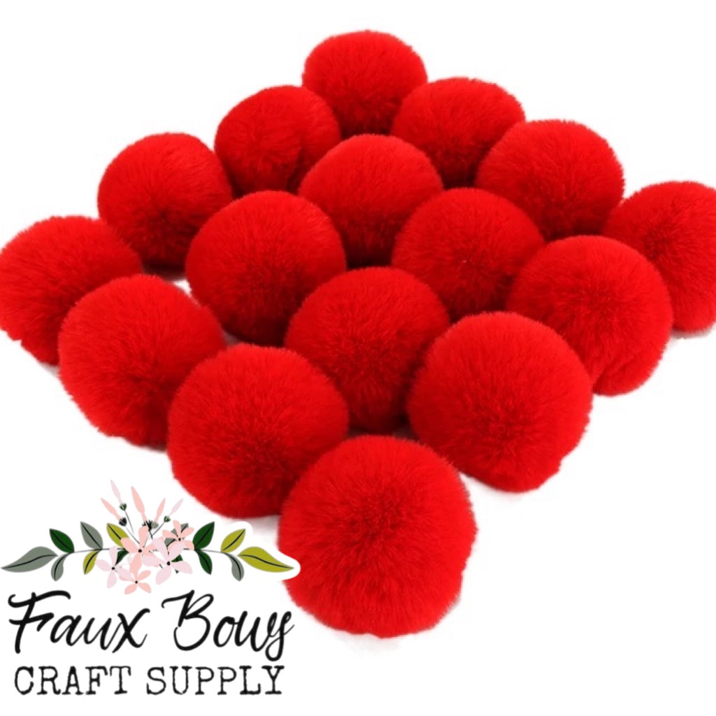 NEW Short Hair Puff Poms
