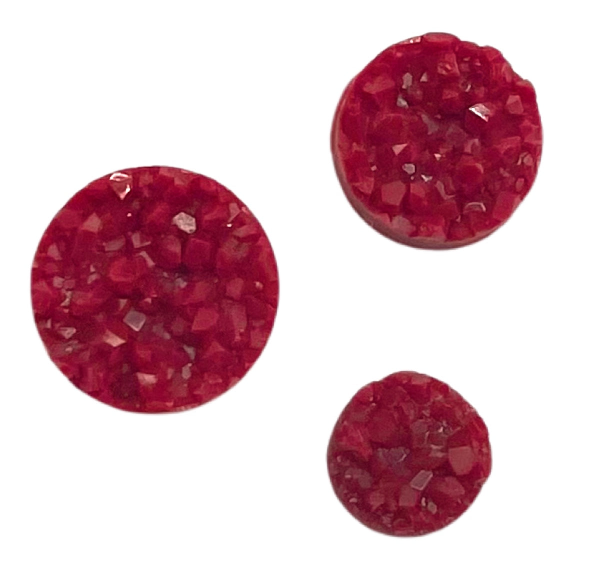 Matte Wine-8/10/12mm Druzy
