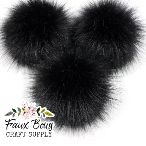 NEW Long Hair Puff Poms