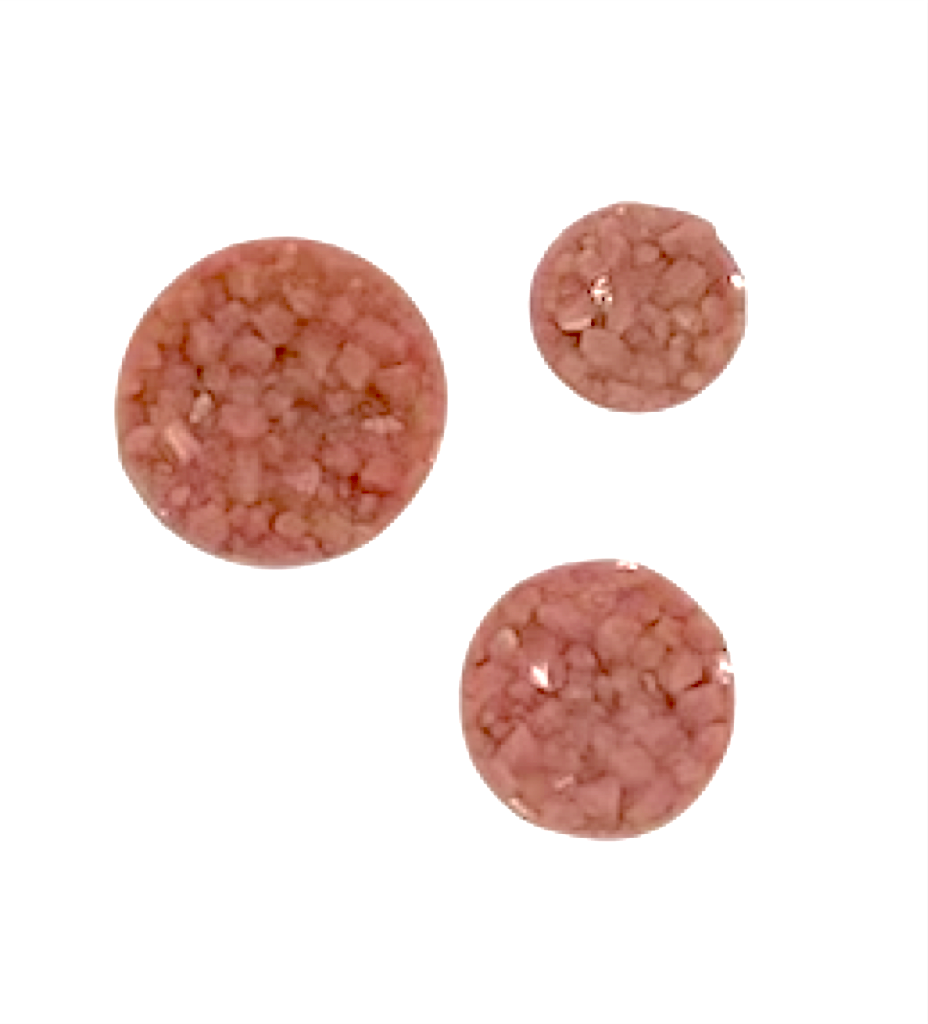 Matte Mauve-8/10/12mm Druzy