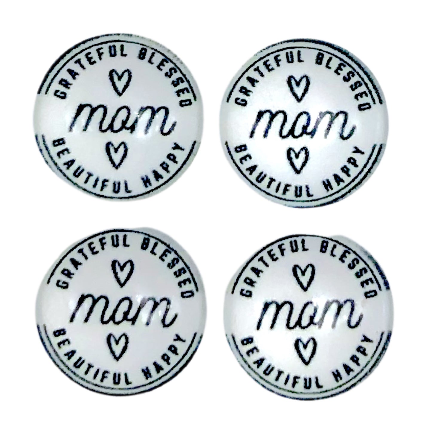 Mom Love-12mm Glass Cabochon