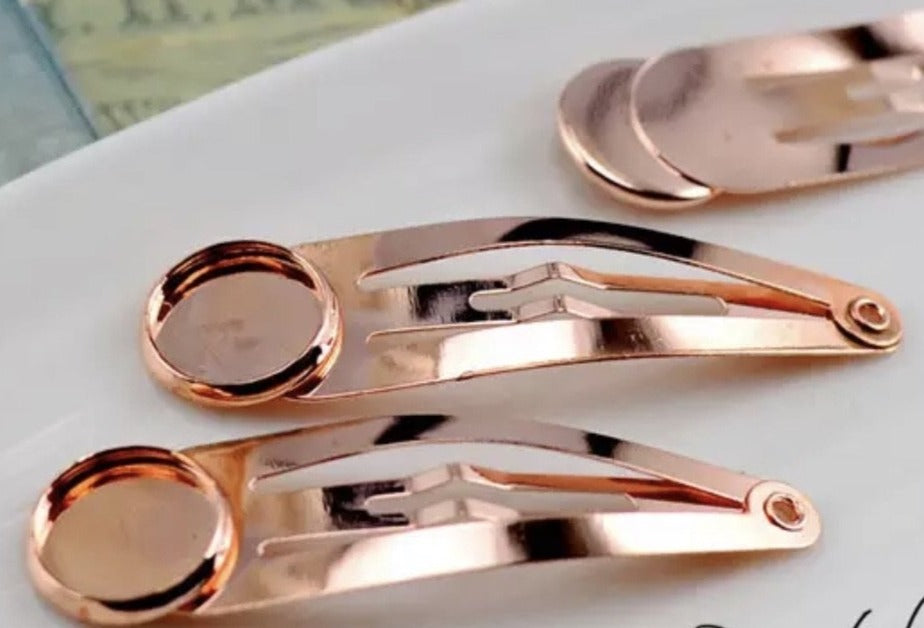 Cabochon Base Snap Clip-12mm