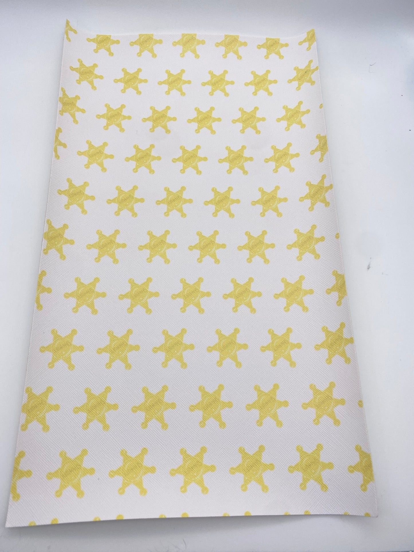 $1 Sheriffs Star Canvas Sheet