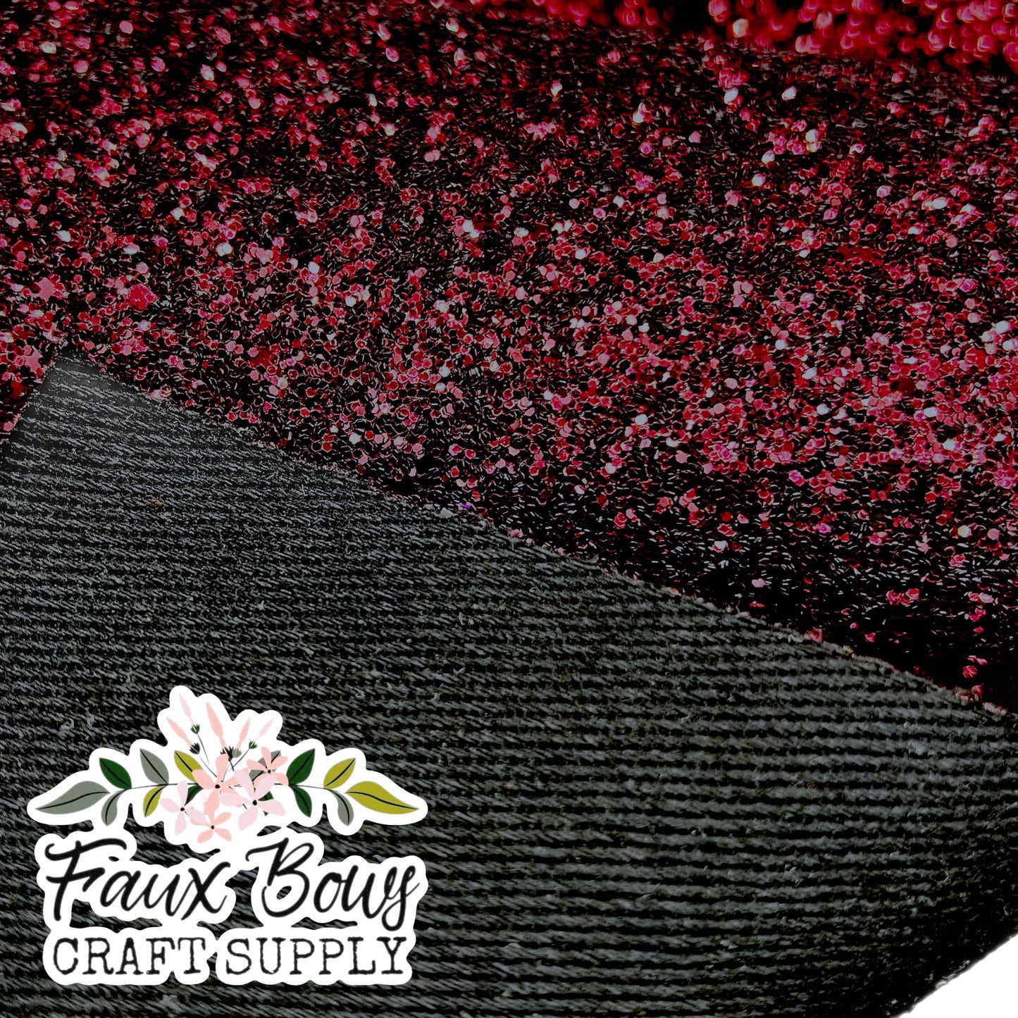 Wine NEW Chunky Glitter (Twill Backed)