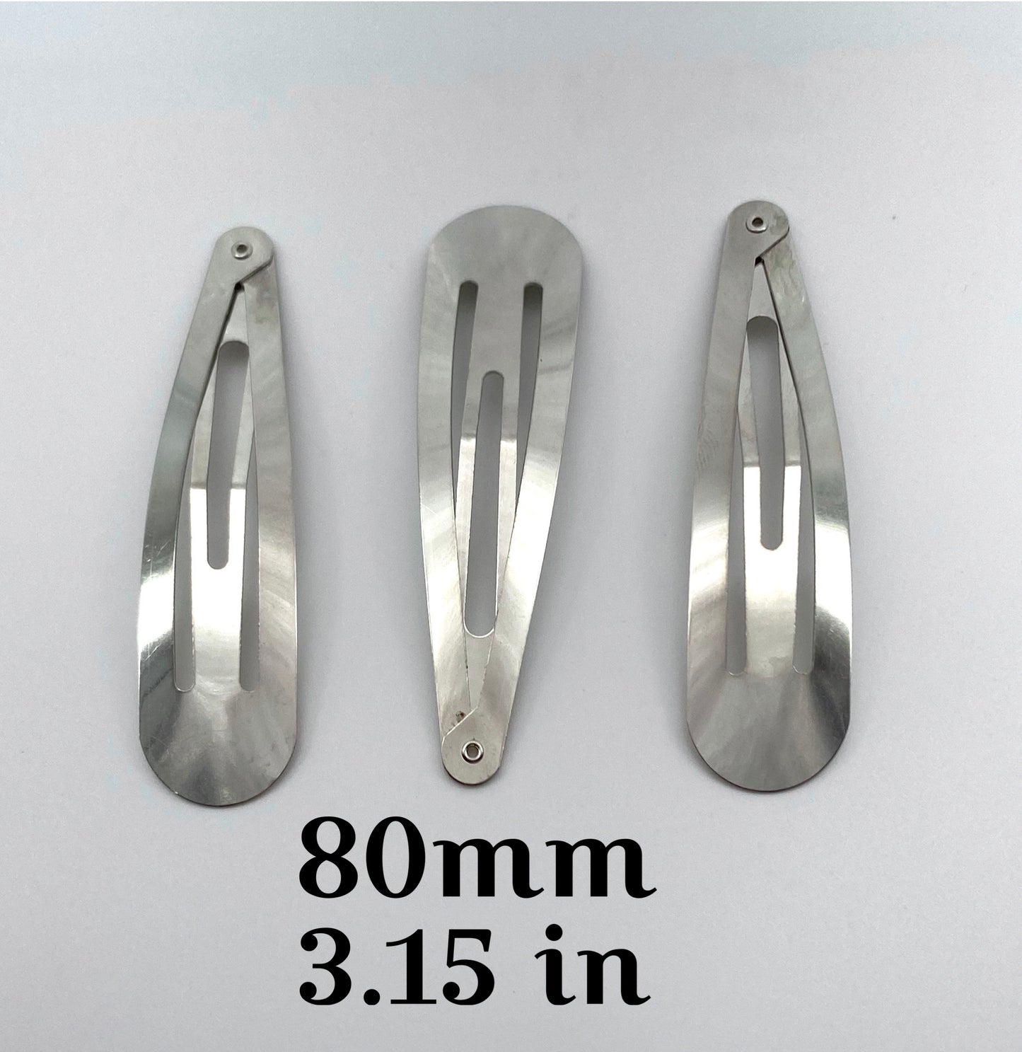Large -XXL Silver Snap Clip (3 sizes)