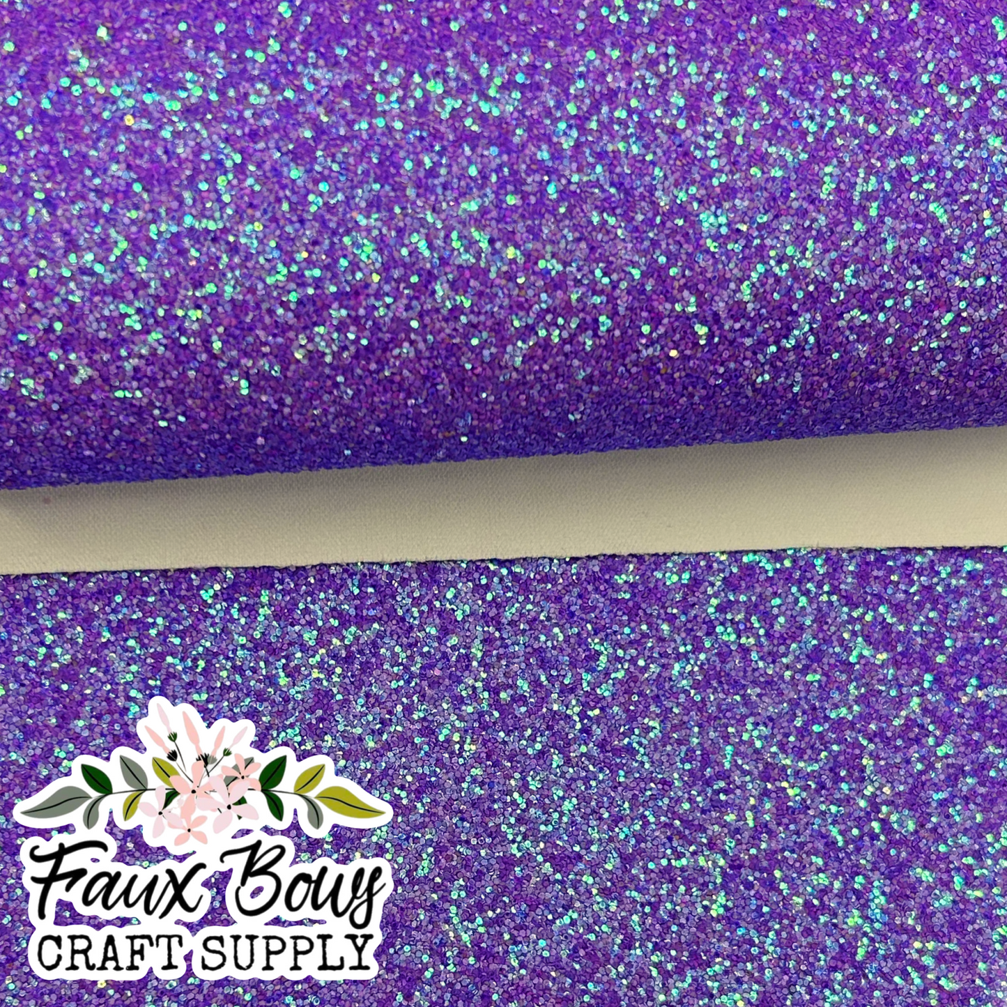 Electric Purple Chunky Glitter CANVAS