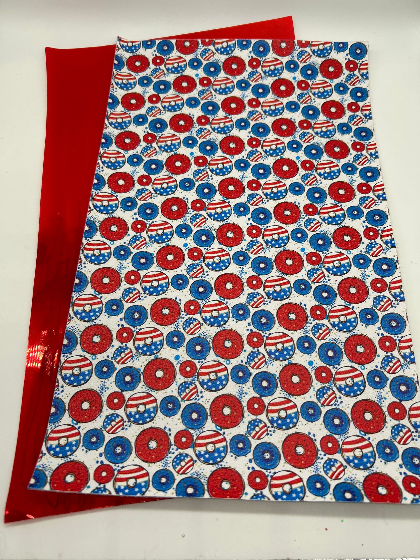 LS8 USA and Donuts Faux Leather Set