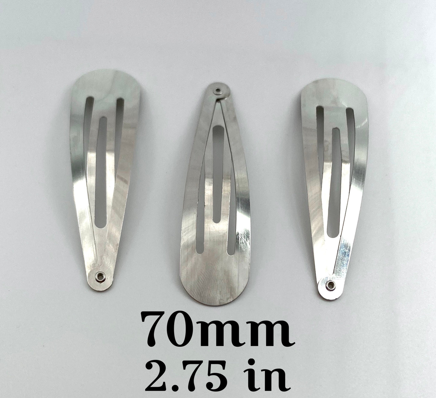 Large -XXL Silver Snap Clip (3 sizes)