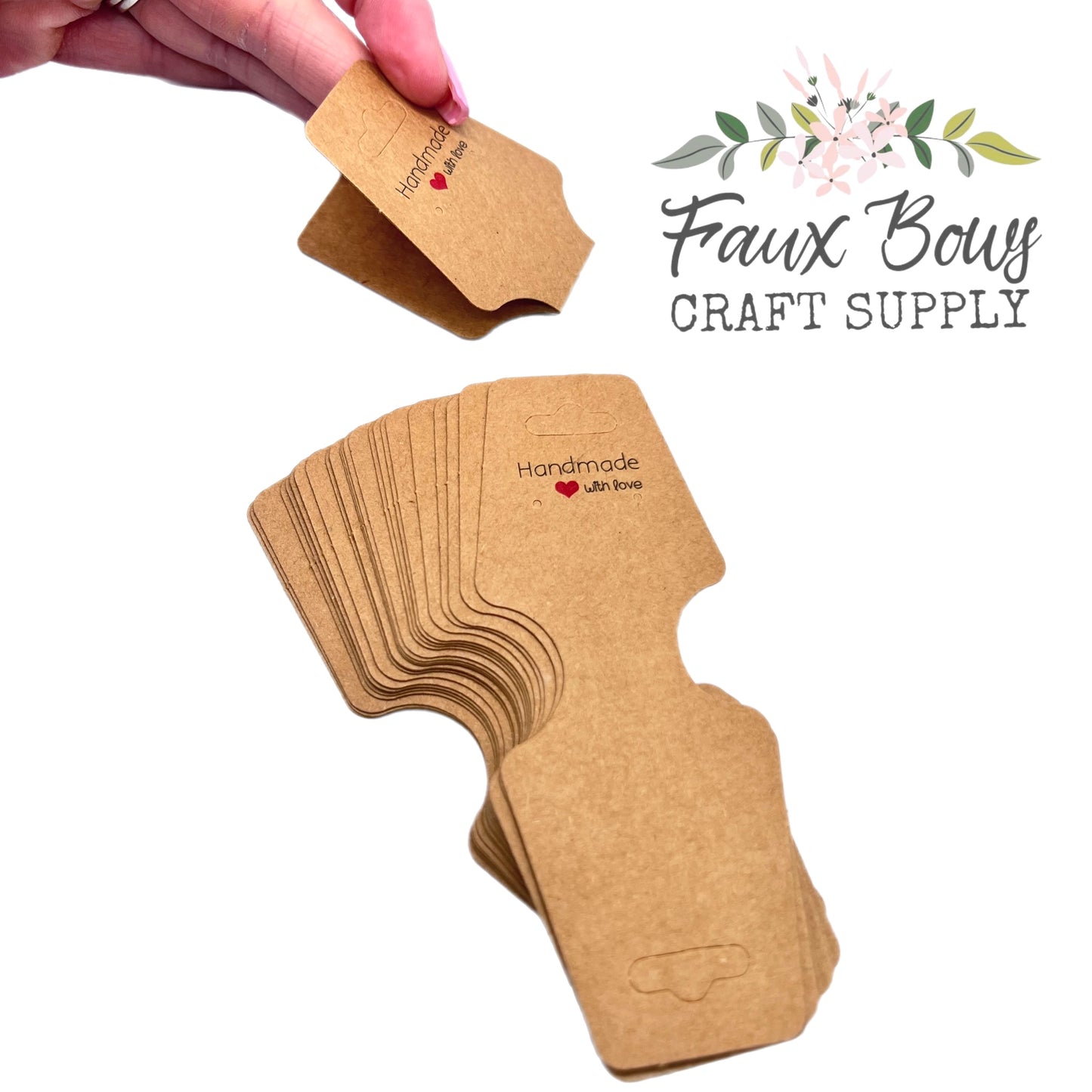 Necklace/Headband Fold Over Card Holder