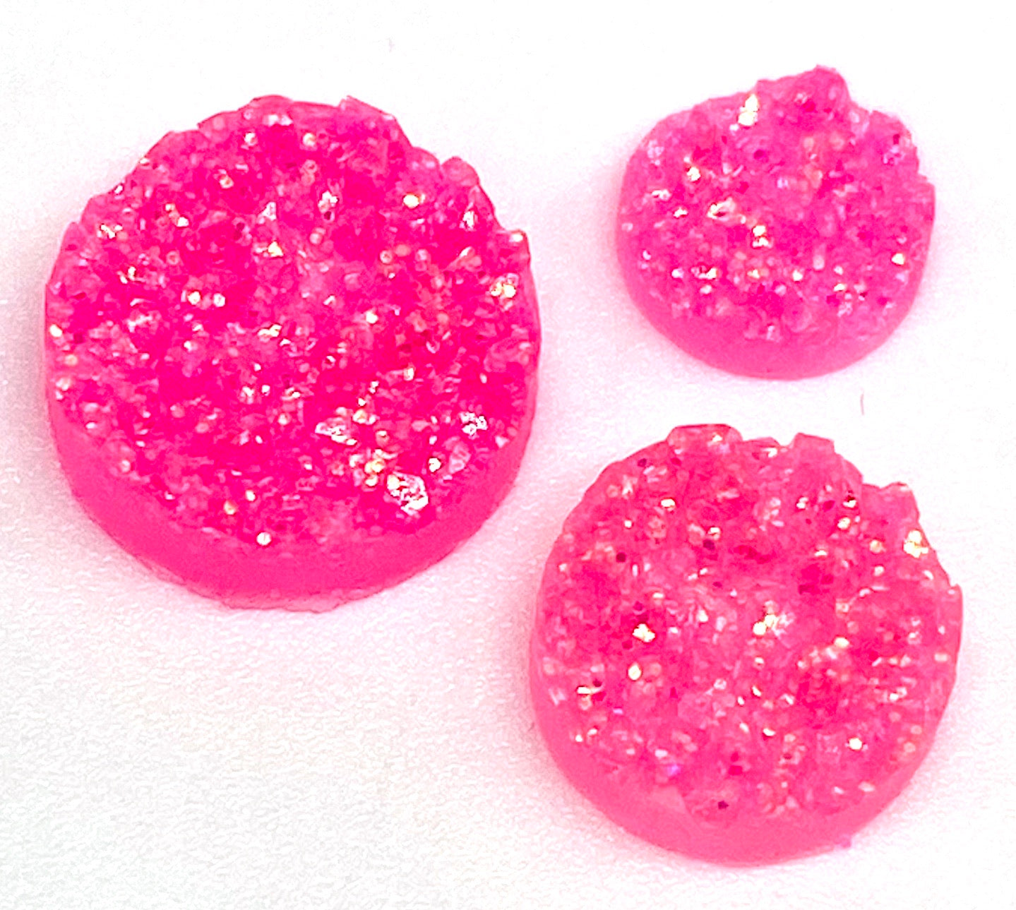Fuchsia-8/10/12mm Druzy
