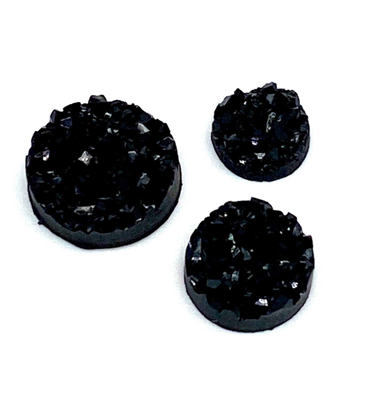 Black-8/10/12mm Druzy