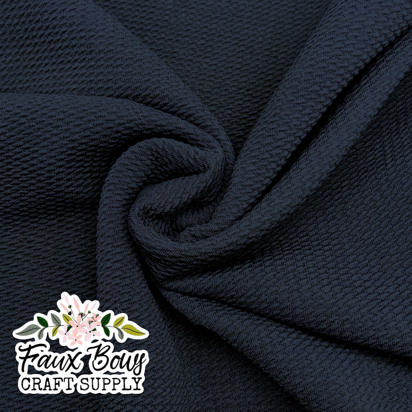 SOLID Black Bullet Fabric