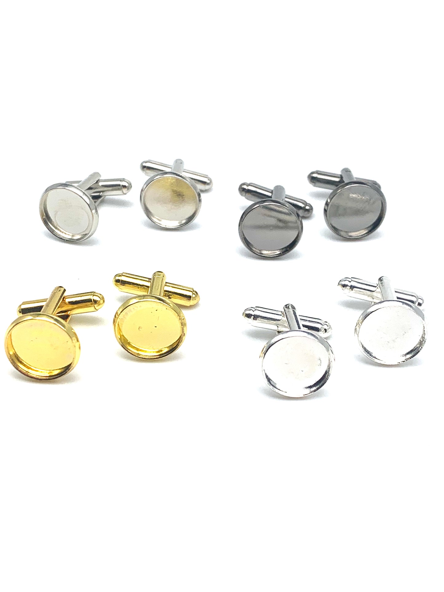 Cuff Link-12mm Cabochon Base