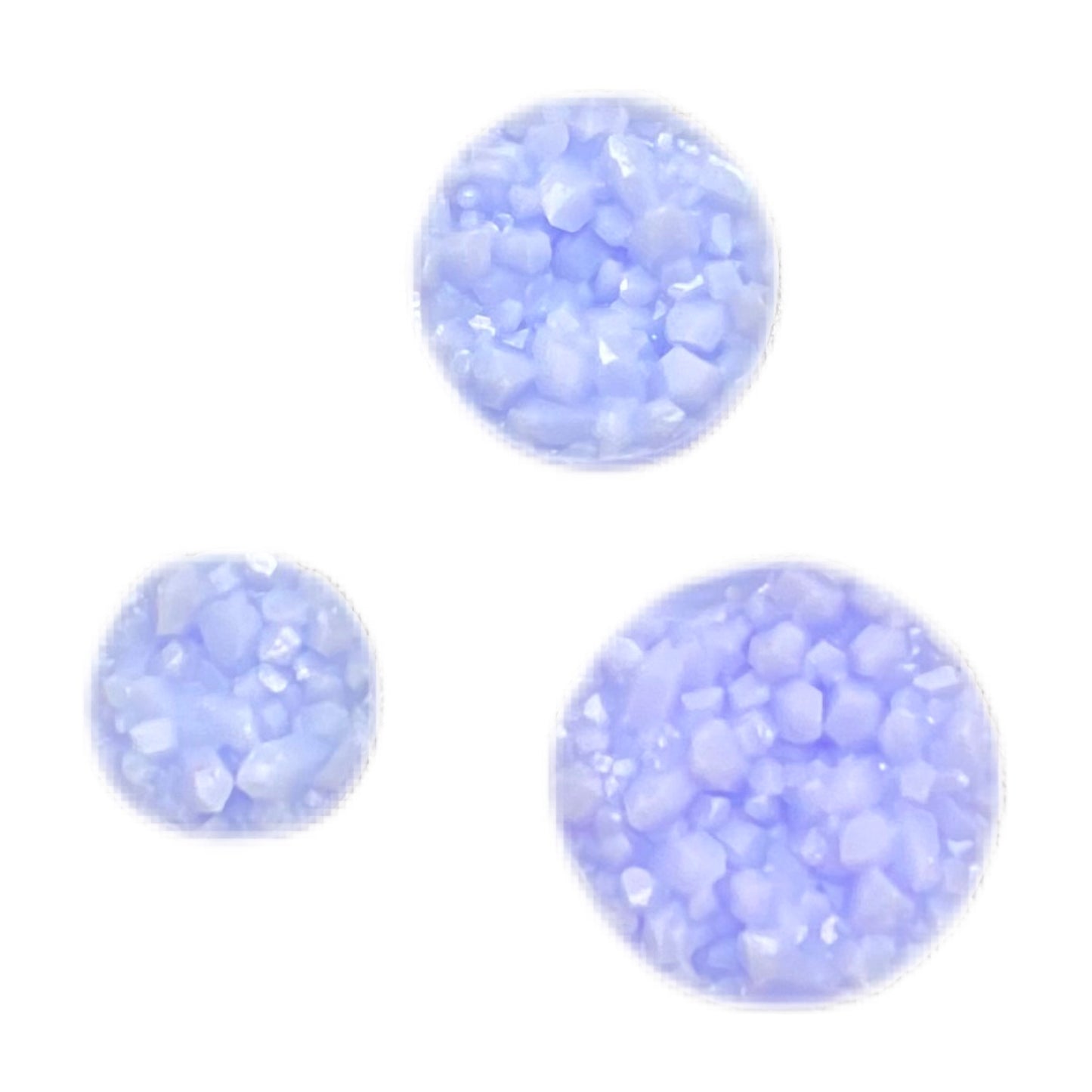 Matte Periwinkle-8/10/12mm Druzy