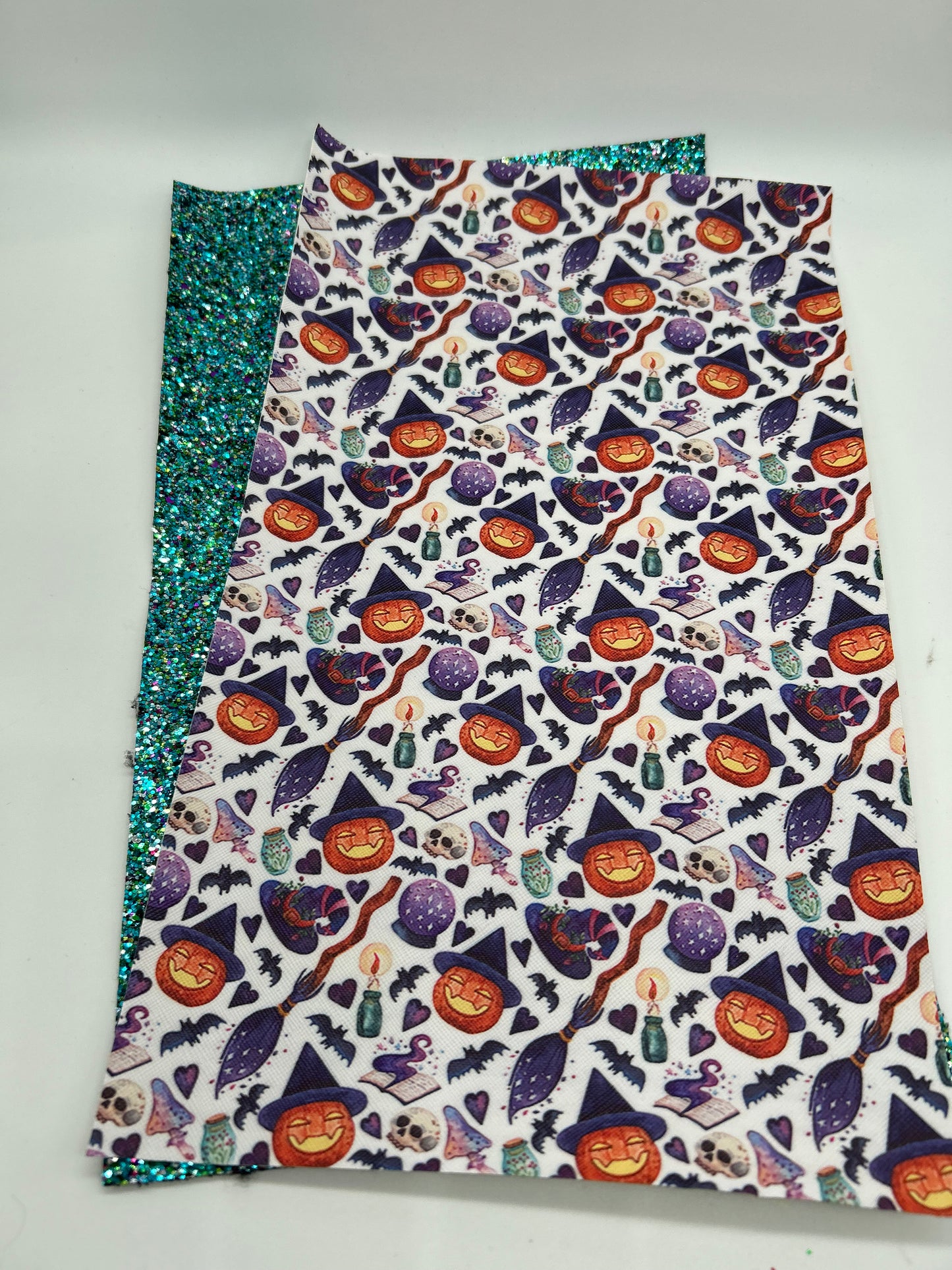 LS8 Pumpkins with Blue Faux Leather Set