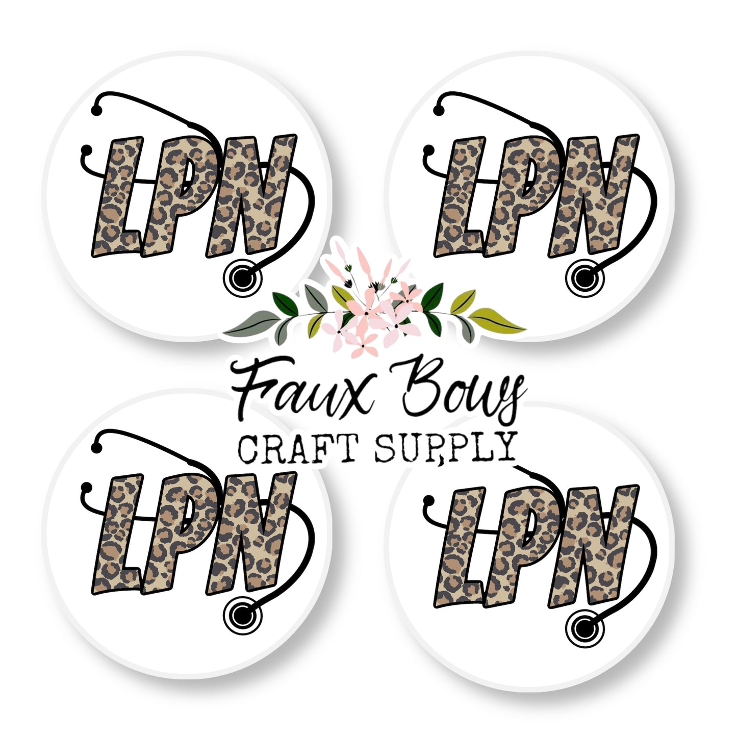 Leopard LPN (Custom)-12mm Glass Cabochon