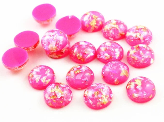Golden Barbie-12mm Cabochon