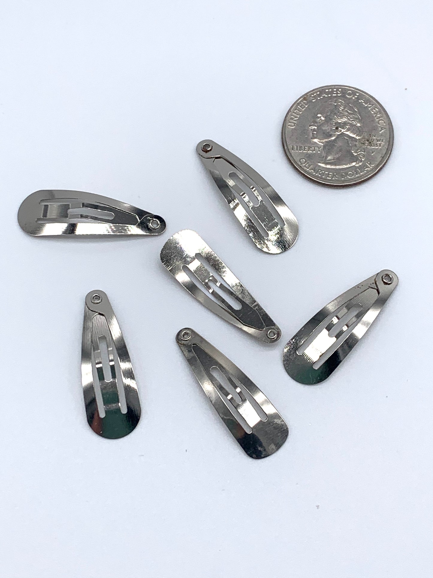 Extra Mini Silver Snap Clip 30mm