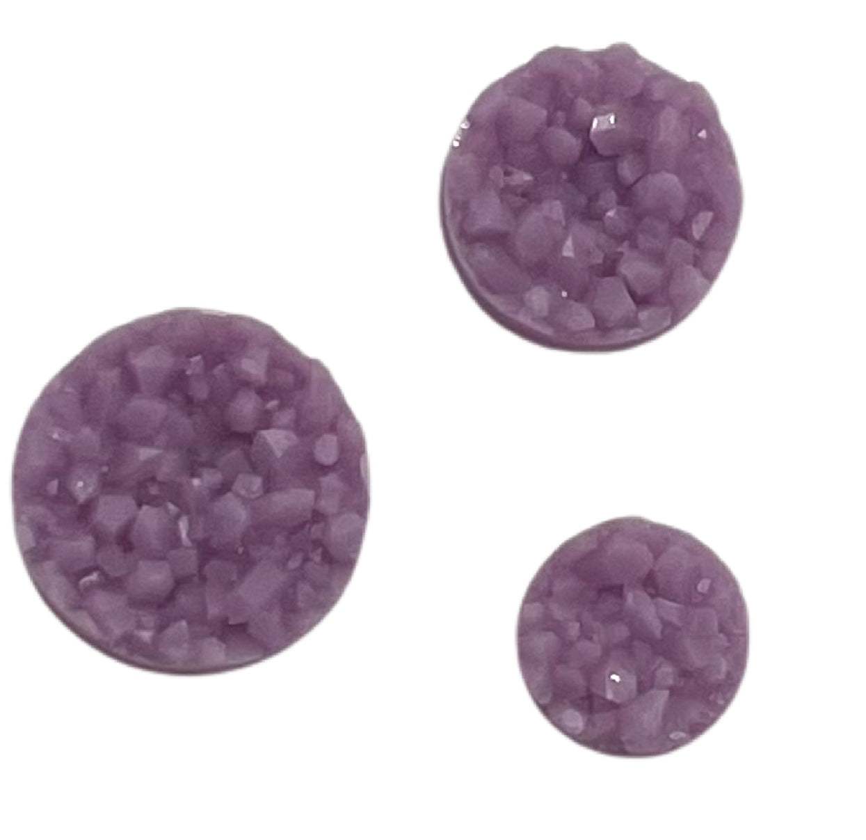 Matte Light Purple Iridescent-8/10/12mm Druzy