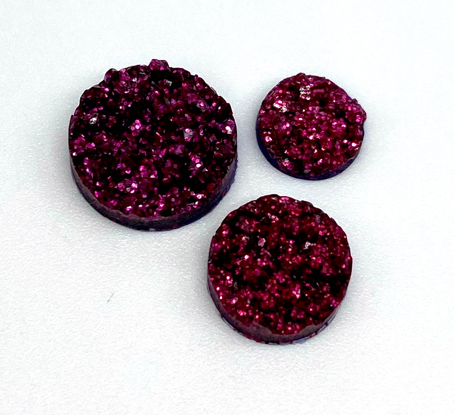 Wine-8/10/12mm Druzy