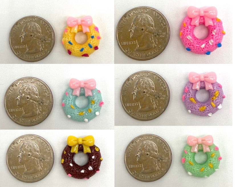 Donut Bow (multiple colors) Resin