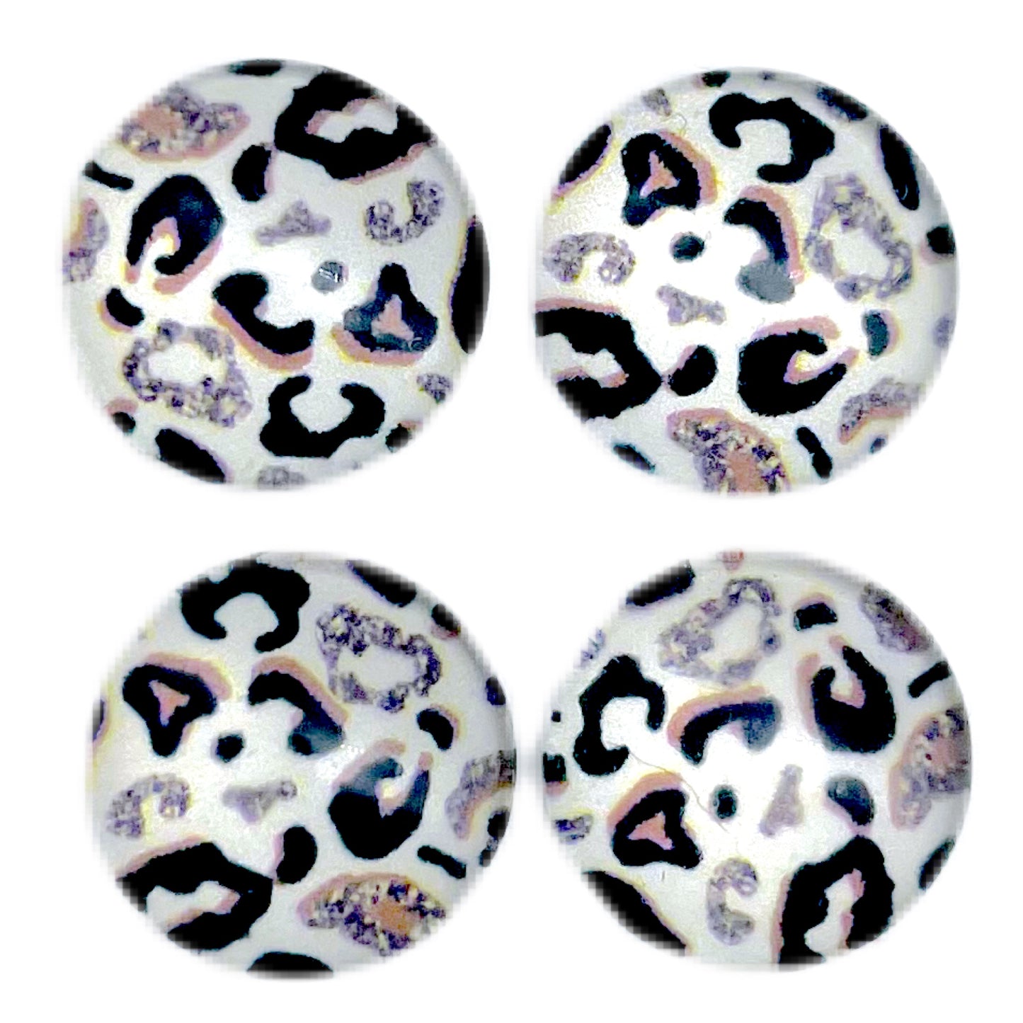 Cheetah Bling (Custom)-8/10/12mm Glass Cabochon