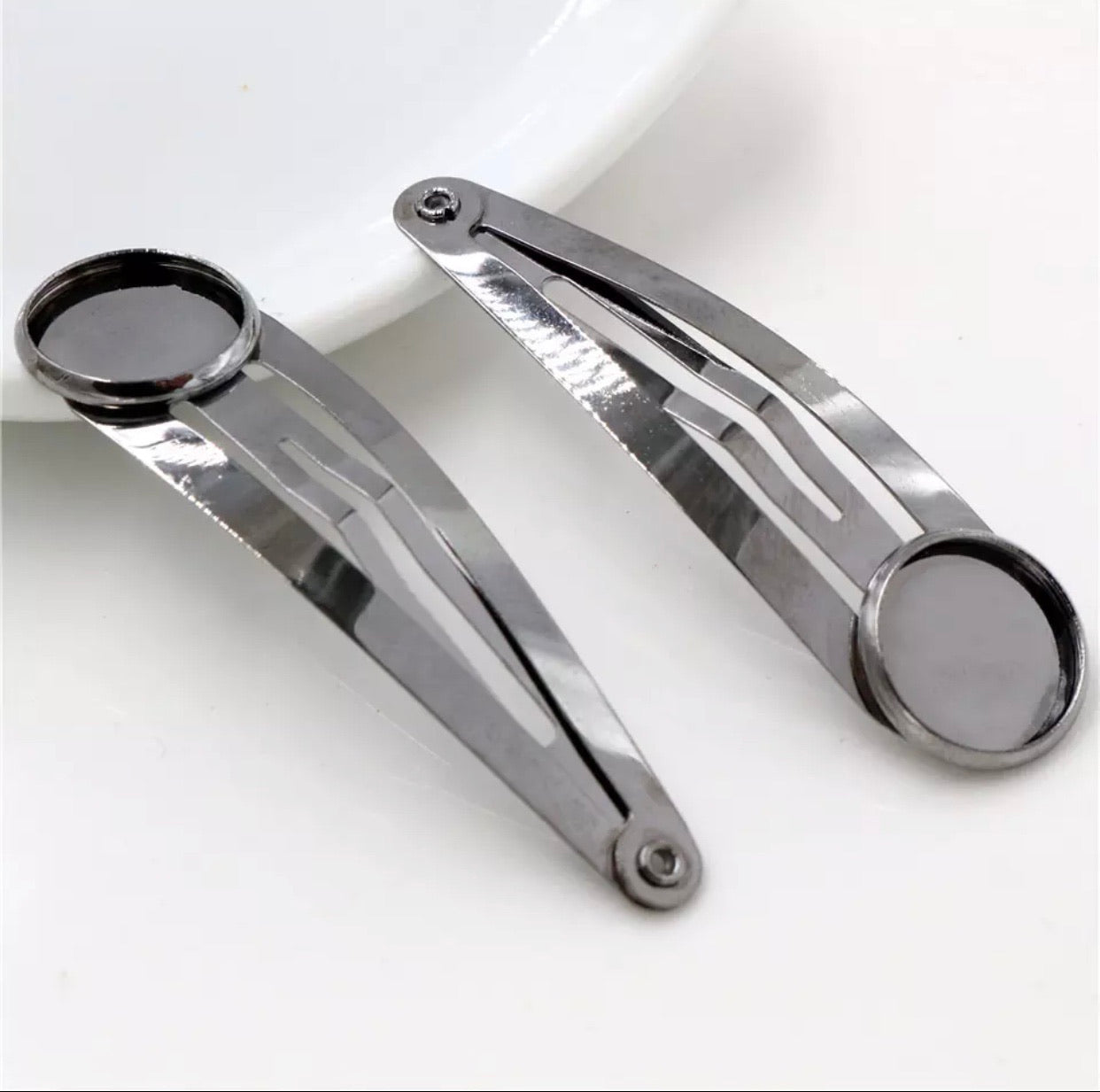 Cabochon Base Snap Clip-12mm