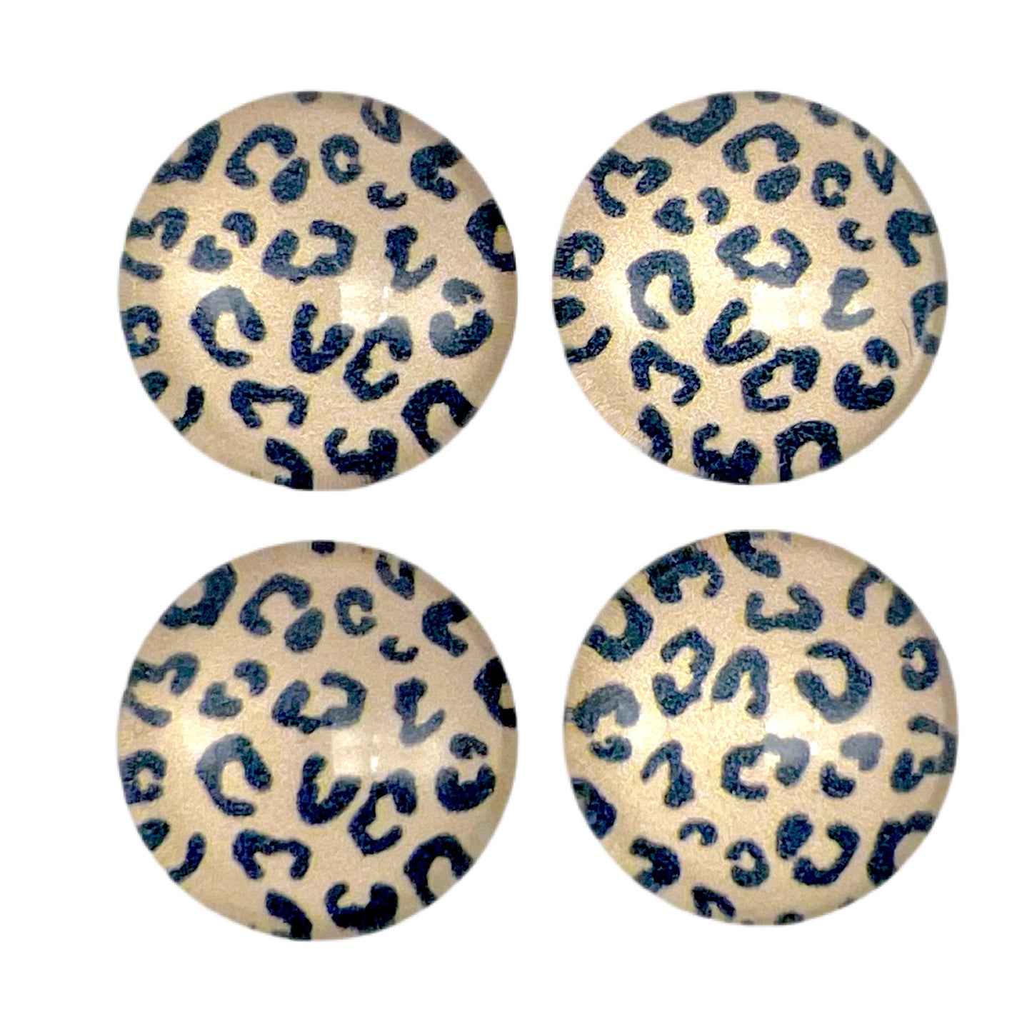 Brown Cheetah-8/10/12mm Glass Cabochon