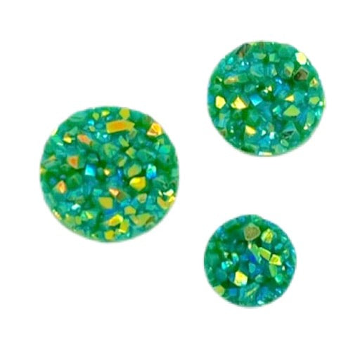 Kiwi Sparkle-8/10/12mm Druzy