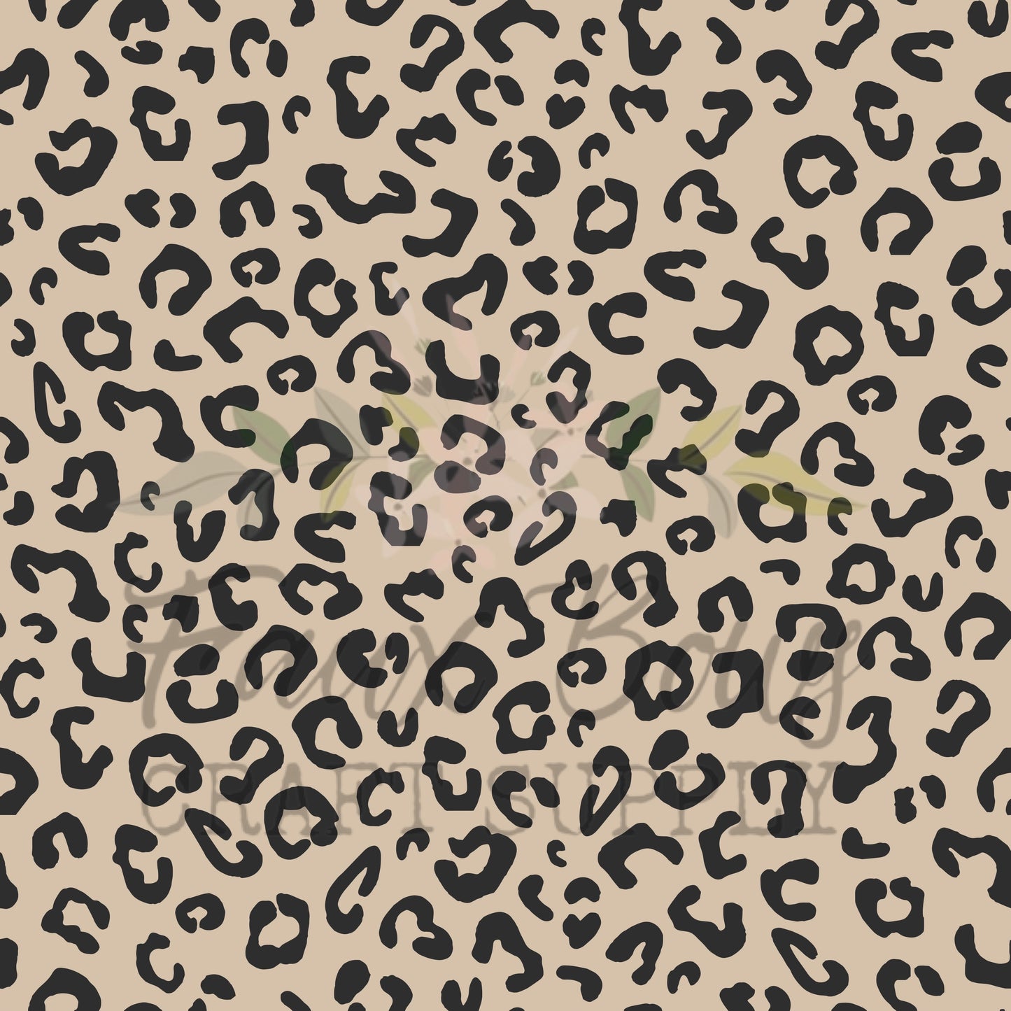 đź’śMuted Brown Cheetah PRINTED Fabric Bullet/DBP/Leather
