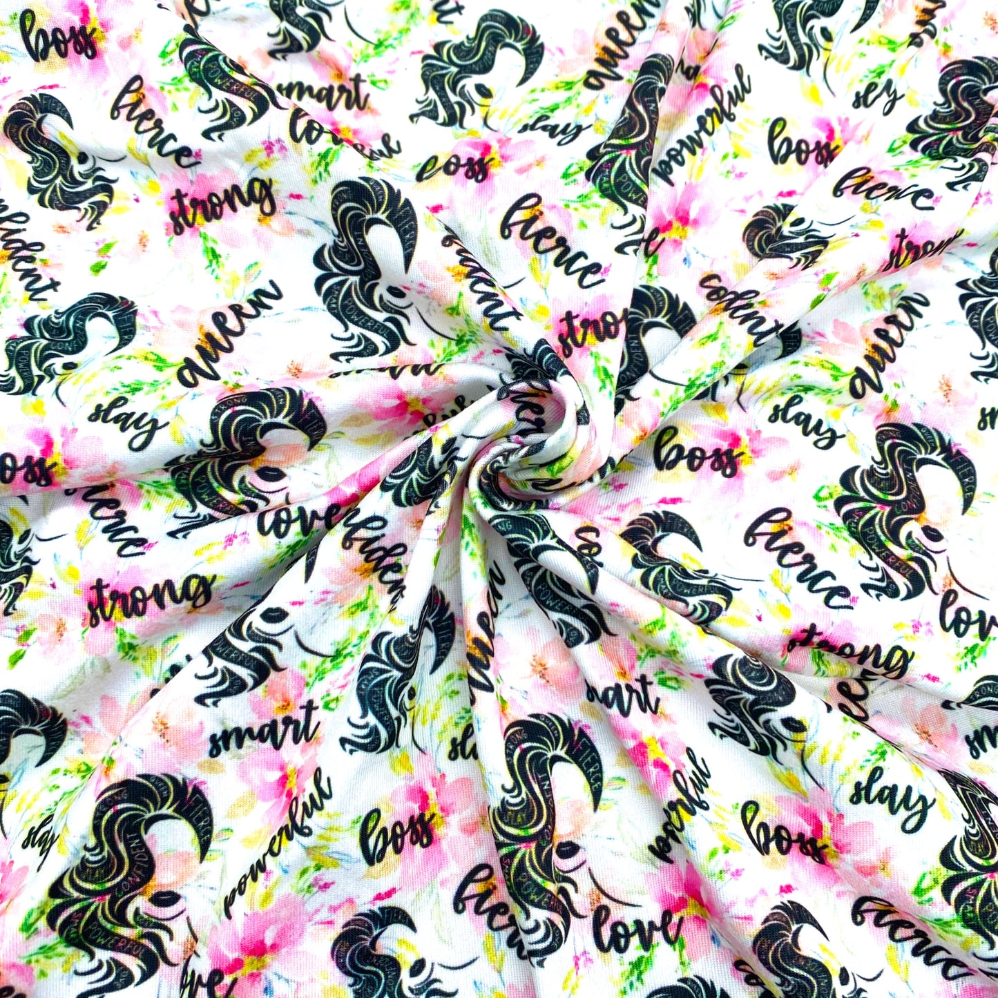 Feminine Fierce (Custom) DBP Stretch Knit Fabric