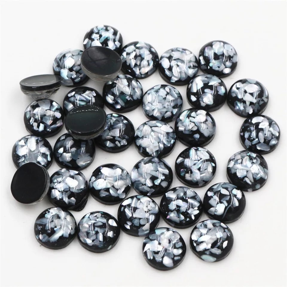 Midnight Moon-12mm Cabochon