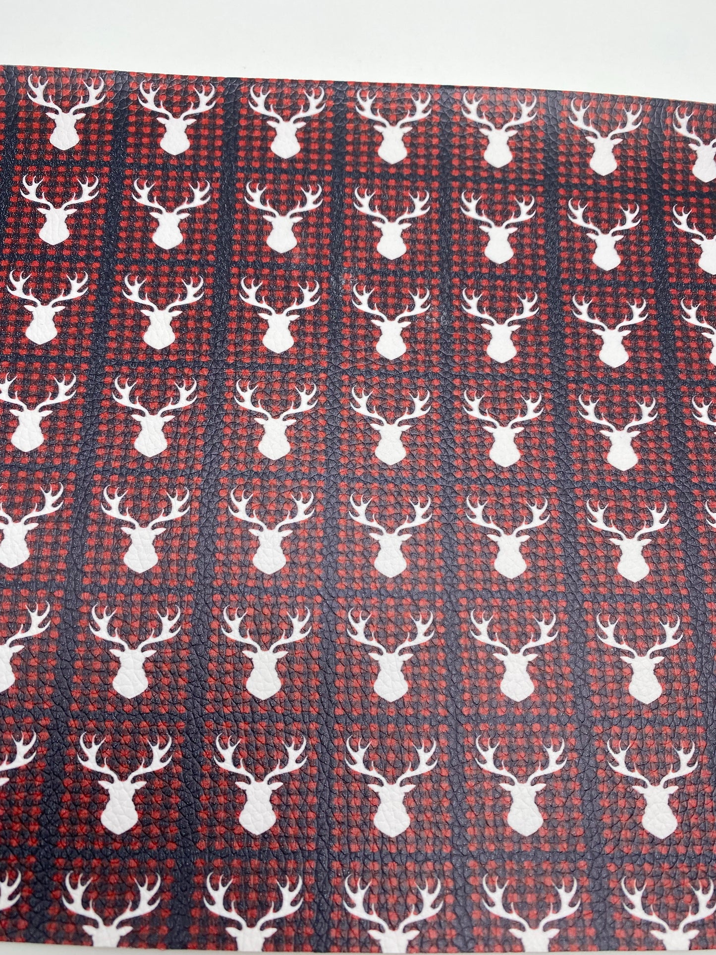 $1 PLAID REINDEER PEBBLED SHEET (imperfect print)