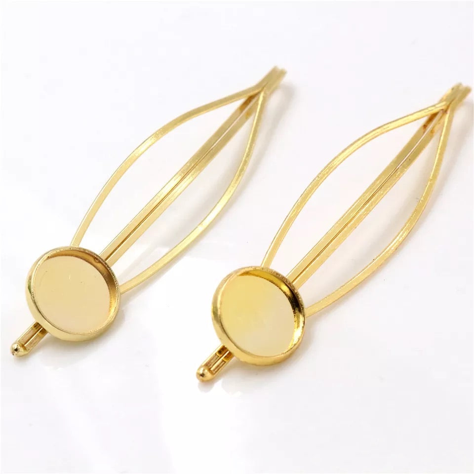 Slide Clip-12mm Cabochon base