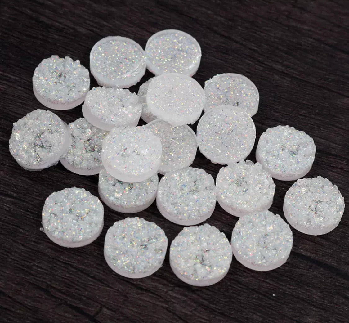 Crystal-8mm/10mm/12mm Druzy