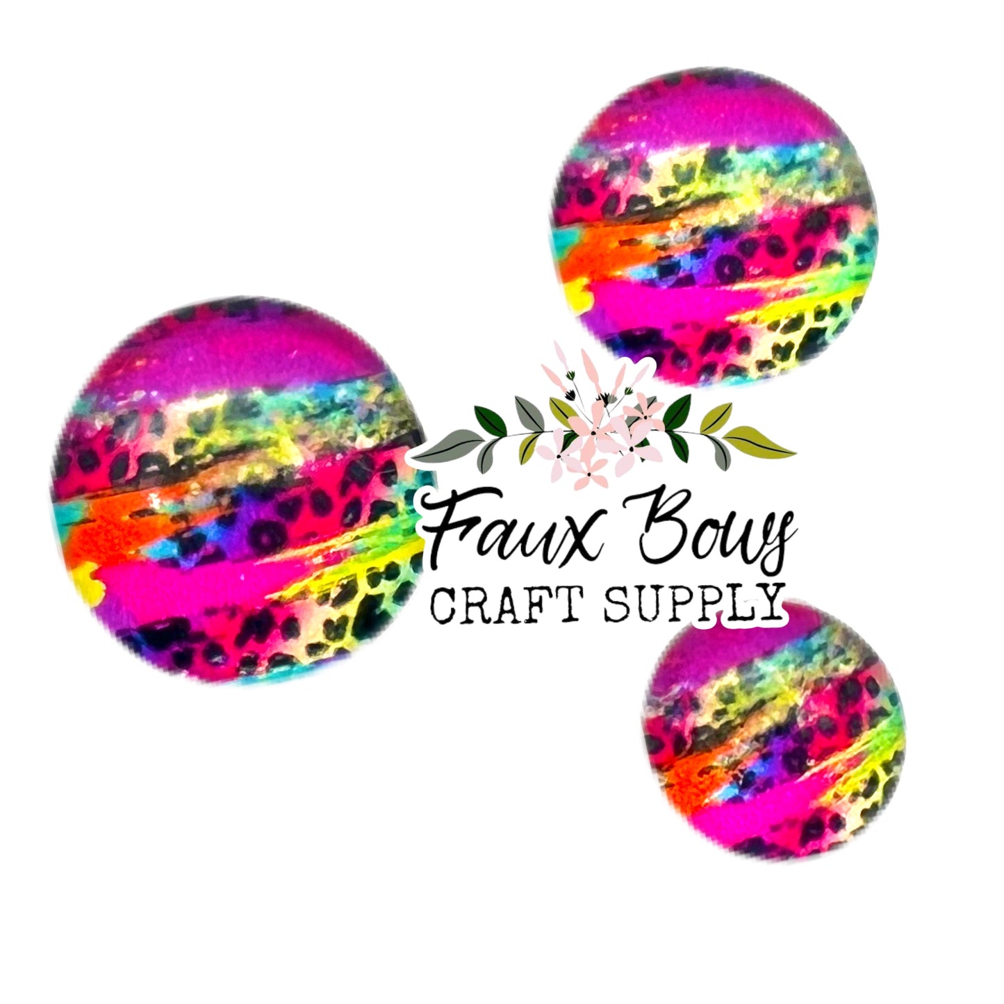 Lisa Vibe Brushstrokes (Custom)-8/10/12mm Glass Cabochon