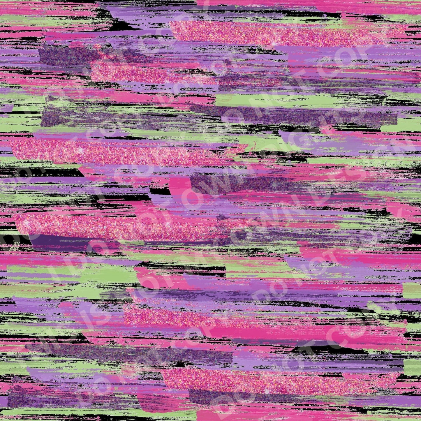 Girly Halloween Brushstrokes Fabric Ribbed Knit/Bullet/DBP/Scuba/Leather