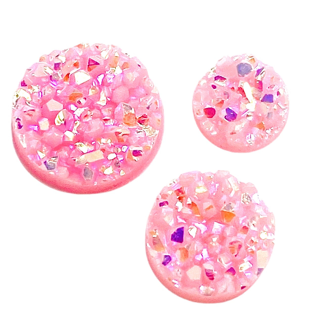 Bubblegum-8/10/12mm Druzy