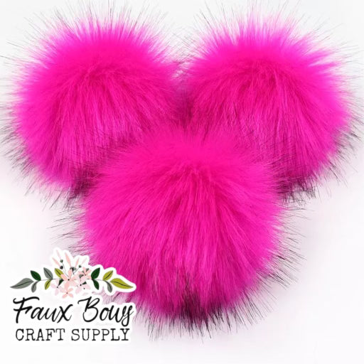 NEW Long Hair Puff Poms