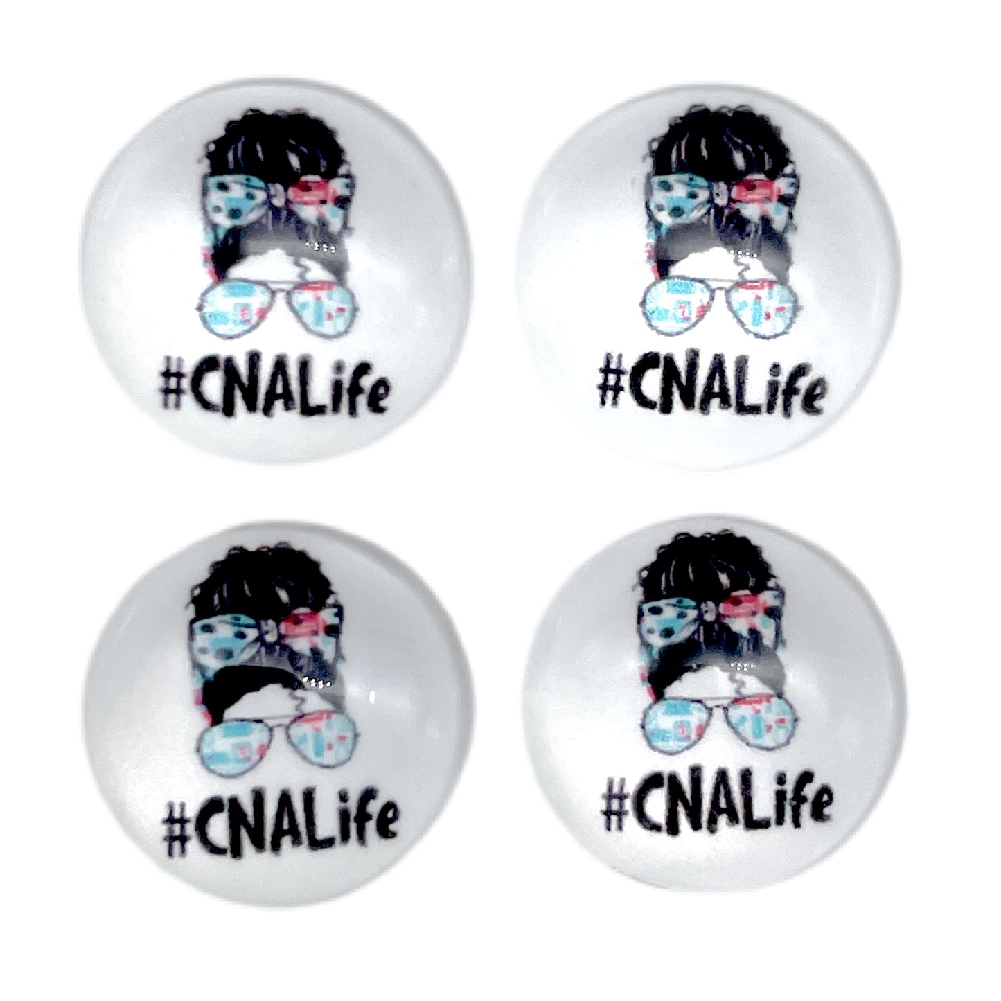 CNA Life (Custom)-12mm Glass Cabochon