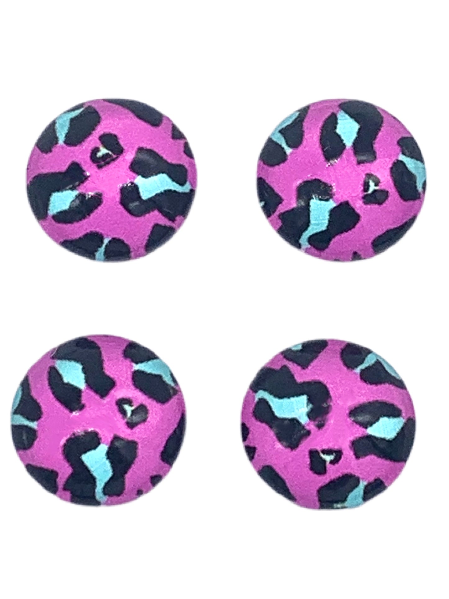 Pink Cheetah-8/10/12mm Glass Cabochon