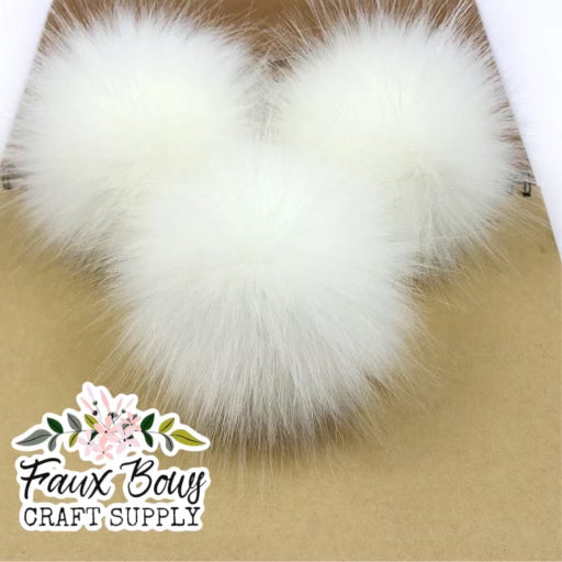 NEW Long Hair Puff Poms