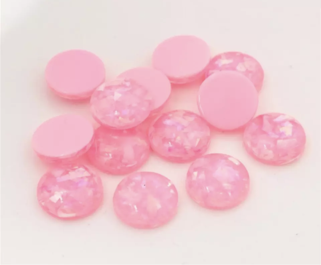 Pink Lemonade -12mm Cabochon