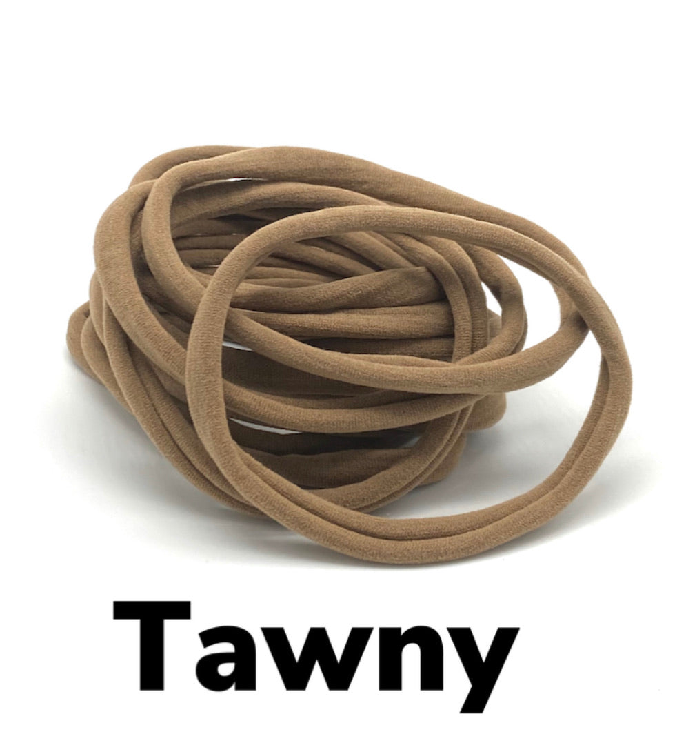 Skin Tone Nylon Headbands (medium thickness)