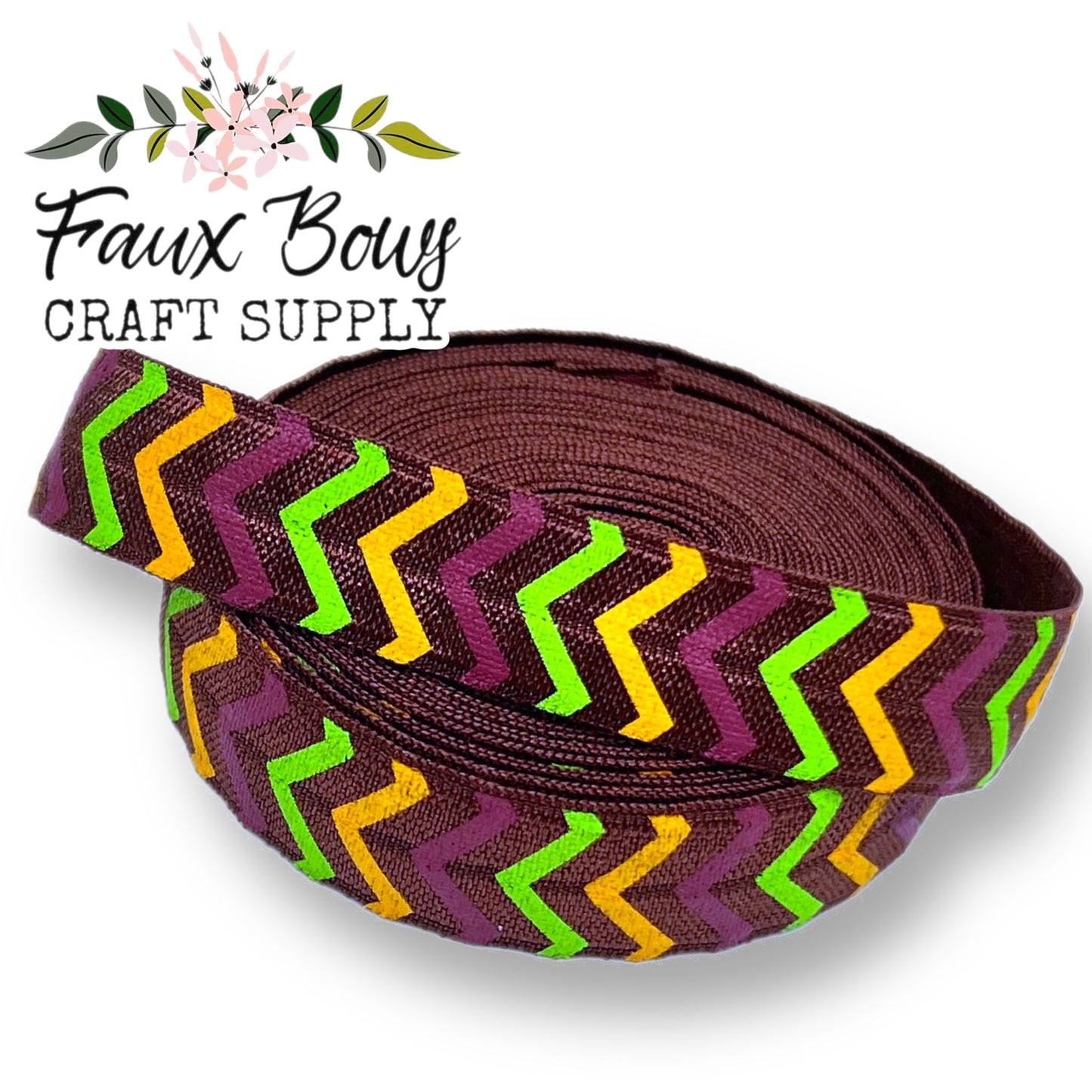 Fall Chevron PRINTED FOE (5 Yards)